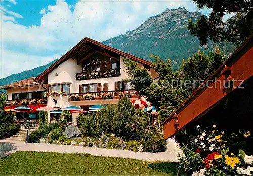 AK / Ansichtskarte Garmisch Partenkirchen Hotel Almhuette Kat. Garmisch Partenkirchen