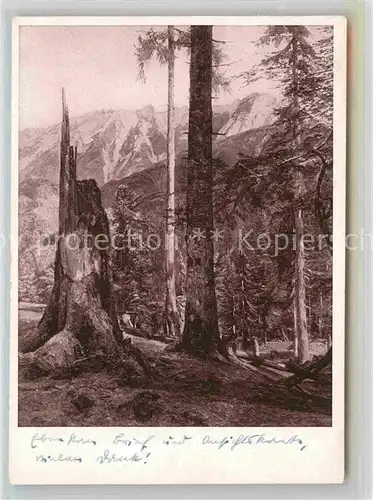 AK / Ansichtskarte Kuenstlerkarte Ferdinand Georg Waldmueller Das Hoellengebirge  Kat. Kuenstlerkarte