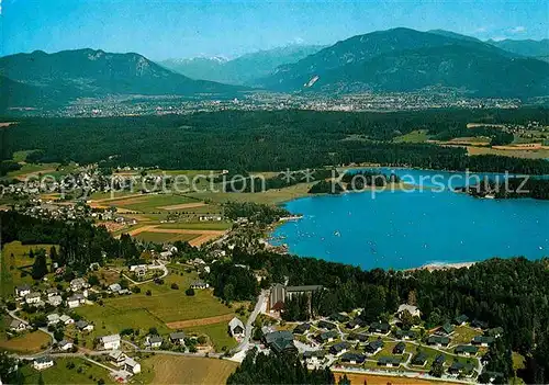 AK / Ansichtskarte Latschach Faaker See Alpenpanorama Fliegeraufnahme Kat. Finkenstein am Faaker See
