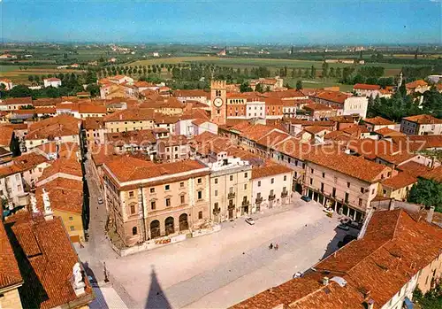 AK / Ansichtskarte Cologna Veneta Panorama Piazza veduta aerea