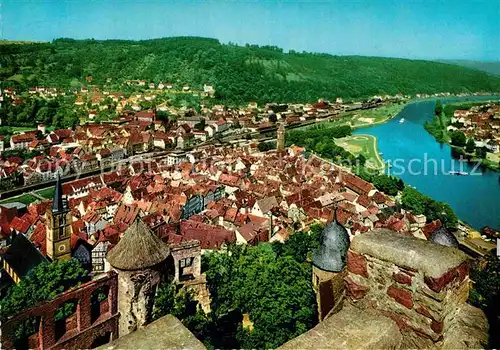 AK / Ansichtskarte Wertheim Main Panorama Blick von der Burg Kat. Wertheim