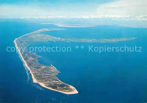 AK / Ansichtskarte Insel Sylt Nordseeinsel Fliegeraufnahme Kat. Westerland