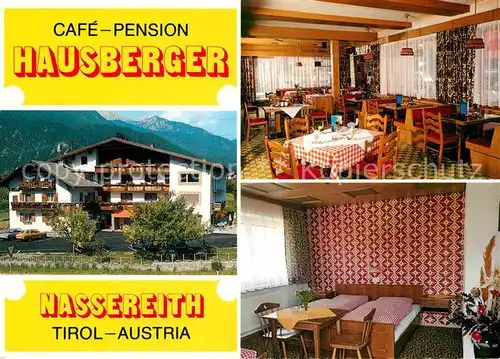 AK / Ansichtskarte Nassereith Cafe Pension Hausberger Gaststube Zimmer Kat. Nassereith