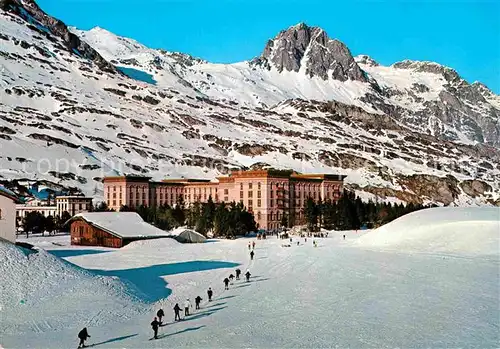 AK / Ansichtskarte Maloja GR Hotel Maloja Palace im Winter Alpen Kat. Maloja Graubuenden