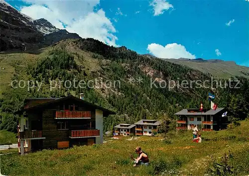 AK / Ansichtskarte Zinal VS Centre de vacances de la Caisse suisse de voyage Ferienzentrum