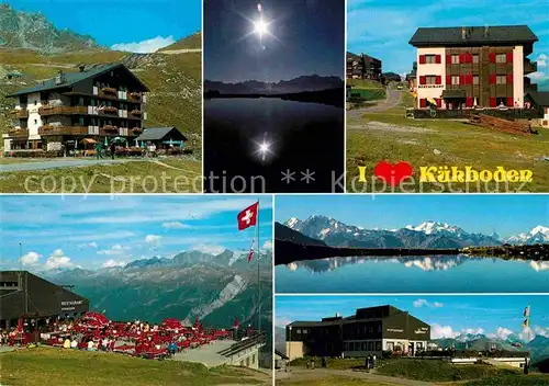 AK / Ansichtskarte Kuehboden Hotels Bergrestaurant Bergsee Alpenpanorama Kat. Unterwasser Toggenburg