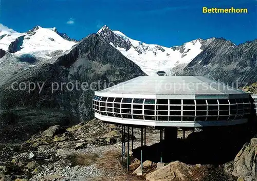 AK / Ansichtskarte Bettmeralp VS Panoramarestaurant Betmerhorn Geisshorn Aletschhorn Walliser Alpen Kat. Bettmeralp