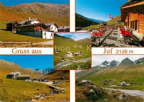 AK / Ansichtskarte Juf Avers mit Mazzaspitz Foppaspitz Stallerberg Forcellina und Piz Turba Oberhalbsteiner Alpen