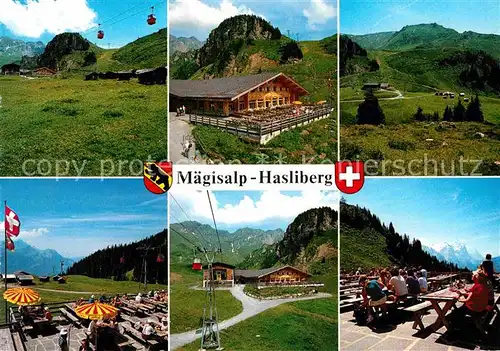 AK / Ansichtskarte Meiringen Hasliberg Maegisalp Aussichtsterrasse Alpen Kat. Meiringen