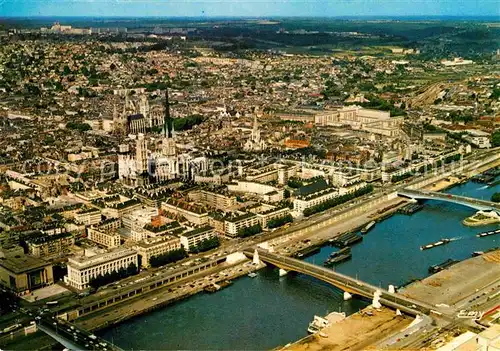 AK / Ansichtskarte Rouen Vue generale aerienne Kat. Rouen