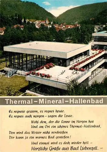 AK / Ansichtskarte Bad Liebenzell Thermal Mineral Hallenbad Kat. Bad Liebenzell