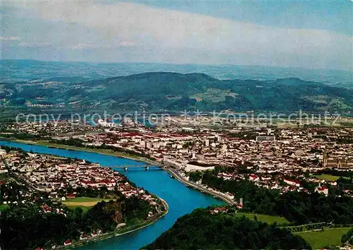 AK / Ansichtskarte Linz Donau Fliegeraufnahme Kat. Linz