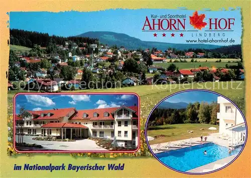 AK / Ansichtskarte Lindberg Regen Panorama Sporthotel Ahorn Hof Kat. Lindberg