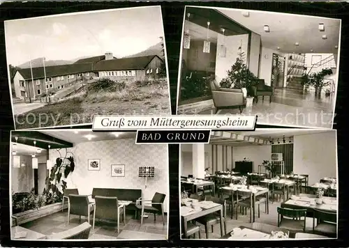 AK / Ansichtskarte Bad Grund Muettergenesungsheim der AWO Foyer Speisesaal Aufenthaltsraum Kat. Bad Grund (Harz)