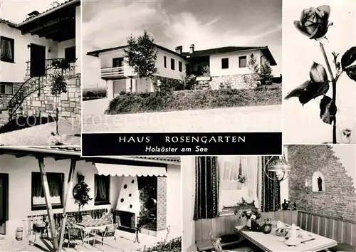 AK / Ansichtskarte Holzoester Franking Haus Rosengarten Terrasse Gaststube Kat. Franking