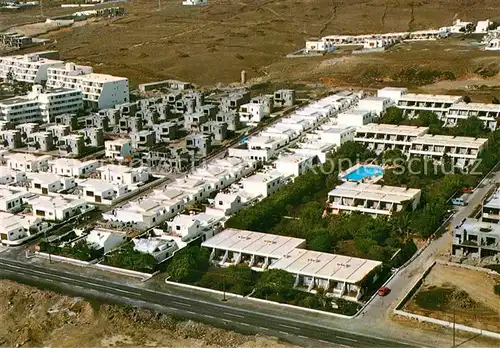 AK / Ansichtskarte Lanzarote Kanarische Inseln Apartamentos Arena Dorada Puerto del Carmen Fliegeraufnahme