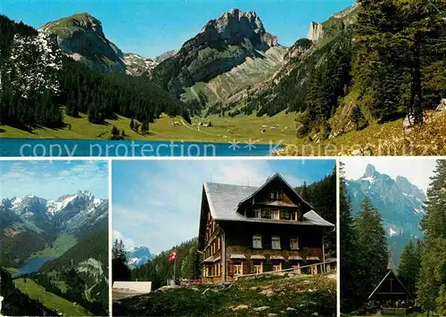 AK / Ansichtskarte Saemtisersee Berggasthaus Alpenpanorama Kat. Appenzeller Alpen