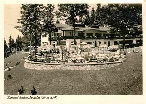 AK / Ansichtskarte Schliersee Kurhotel Schliersbergalm Kat. Schliersee