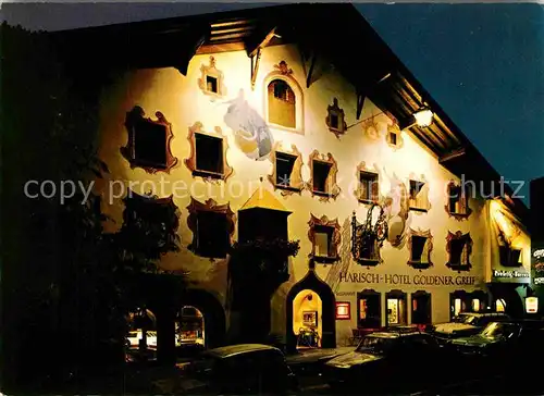 AK / Ansichtskarte Kitzbuehel Tirol Hotel Goldener Greif Kat. Kitzbuehel