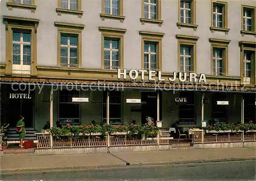 AK / Ansichtskarte Basel BS Hotel Jura am Bahnhofplatz Kat. Basel