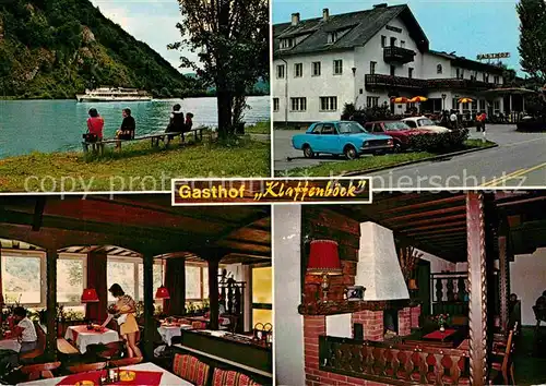 AK / Ansichtskarte Vichtenstein Donau Donaupartie Gastraum Kaminzimmer
