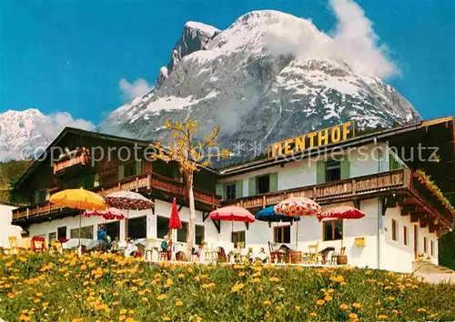 AK / Ansichtskarte Moesern Cafe Restaurant Hotel Menthof Kat. Telfs