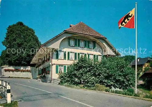 AK / Ansichtskarte Heimiswil Gasthof zum Loewen Fahne Kat. Heimiswil