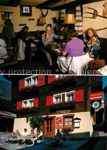 AK / Ansichtskarte Leukerbad Restaurant Balmhorn Kat. Loeche les Bains