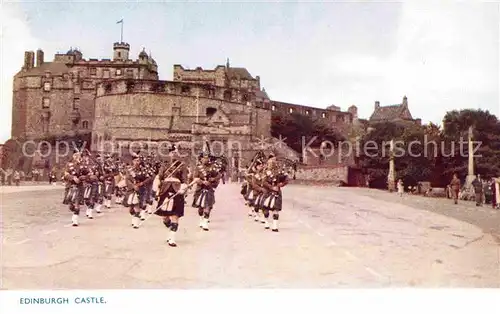 AK / Ansichtskarte Leibgarde Wache Edinburgh Castle  Kat. Polizei