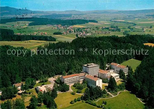 AK / Ansichtskarte Windischbergerdorf Bayerwaldsanatorium Bayerischer Wald Fliegeraufnahme Kat. Cham