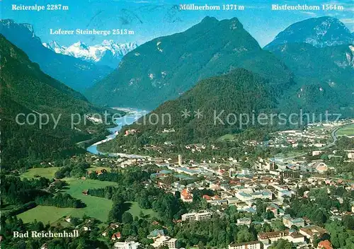 AK / Ansichtskarte Bad Reichenhall Kurort Bayerische Alpen Fliegeraufnahme Kat. Bad Reichenhall