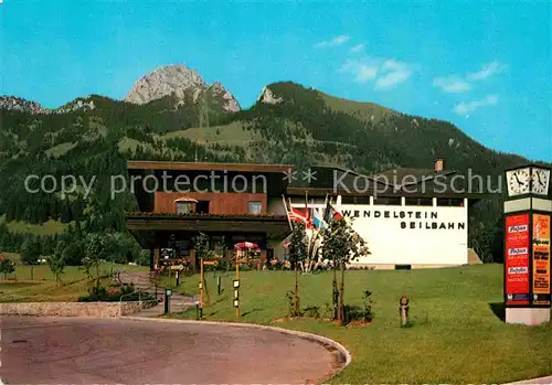 AK / Ansichtskarte Osterhofen Bayrischzell Wendelstein mit Talstation der Seilschwebebahn Bayerische Alpen Kat. Bayrischzell