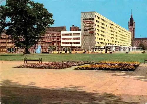 AK / Ansichtskarte Dessau Rosslau Blick zur Wilhelm Pieck Strasse Scheibe Nord Kat. Dessau Rosslau