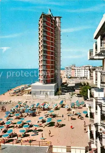 AK / Ansichtskarte Jesolo Lido Hotel Caravelle Spiaggia Strand