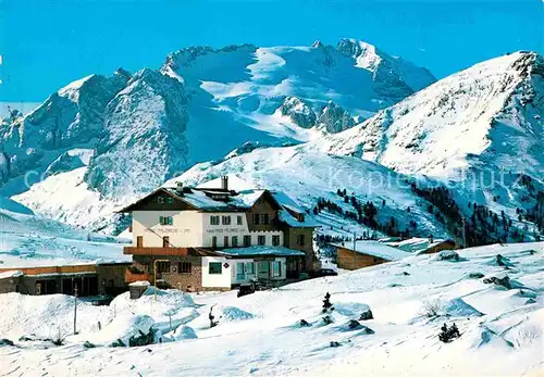 AK / Ansichtskarte Cortina d Ampezzo Passo Falzarego La Marmolada Winterpanorama Dolomiten Kat. Cortina d Ampezzo