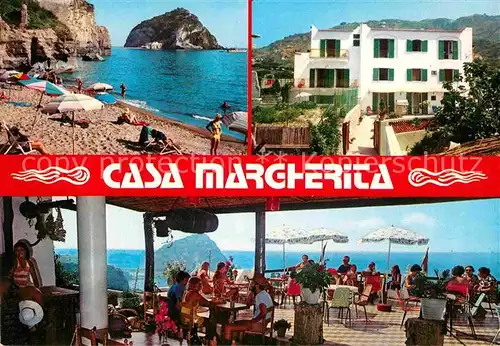 AK / Ansichtskarte Sant Angelo Ischia Pensione Casa Margherita Restaurant Terrasse Strand