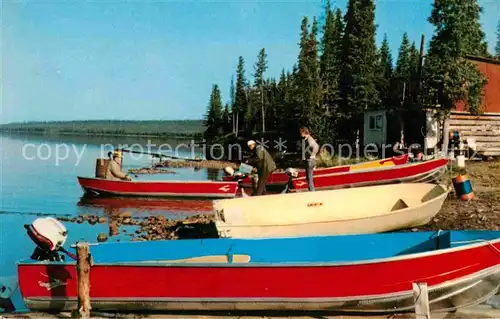 AK / Ansichtskarte Alberta  Margaret Lake Fishing and Hunting Lodge Kat. Kanada