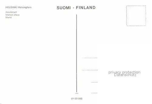 AK / Ansichtskarte Helsinki Marktplatz Kat. Helsinki
