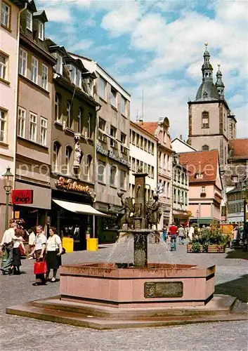 AK / Ansichtskarte Fulda Brunnen in der Marktstrasse Kat. Fulda