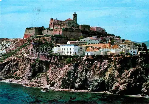 AK / Ansichtskarte Ibiza Islas Baleares Catedral y castillo Kat. Ibiza