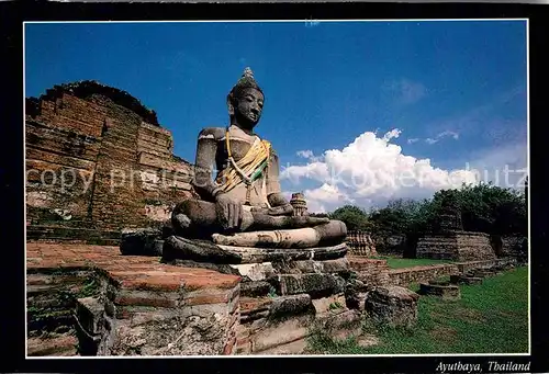 AK / Ansichtskarte Ayuthaya Buddha Tempel