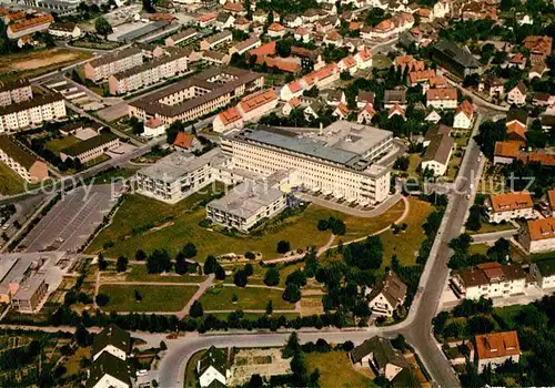 AK / Ansichtskarte Northeim Fliegeraufnahme mit Krankenhaus Kat. Northeim