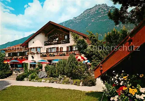AK / Ansichtskarte Garmisch Partenkirchen Hotel Almhuette am Kramer Kat. Garmisch Partenkirchen
