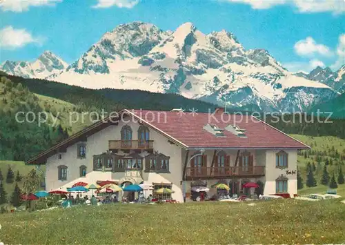 AK / Ansichtskarte Mittenwald Bayern Hotel Tonis Hof Kat. Mittenwald