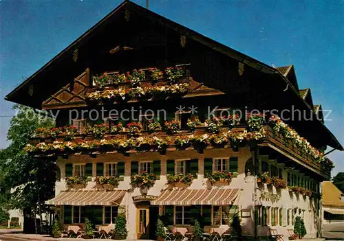 AK / Ansichtskarte Oberammergau Hotel Wolf Kat. Oberammergau