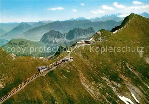 AK / Ansichtskarte Brienzer Rothorn BE Berghotel Rothorn Kulm Alpenpanorama Fliegeraufnahme Kat. Brienzer Rothorn