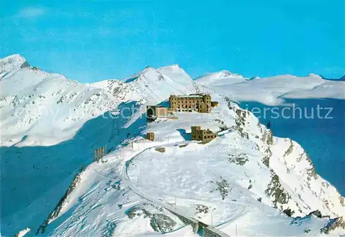 AK / Ansichtskarte Gornergrat Zermatt Berghotel Winterpanorama Alpen Fliegeraufnahme Kat. Gornergrat