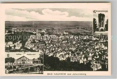 AK / Ansichtskarte Bad Nauheim Kaffee Restaurant Panorama Aussichtsturm Kat. Bad Nauheim