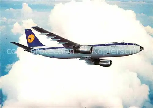 AK / Ansichtskarte Lufthansa Airbus A300 Kat. Flug
