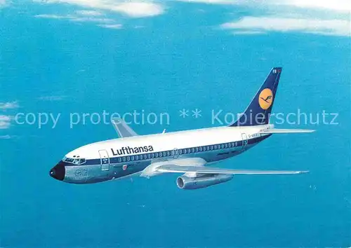 AK / Ansichtskarte Lufthansa B737 City Jet  Kat. Flug